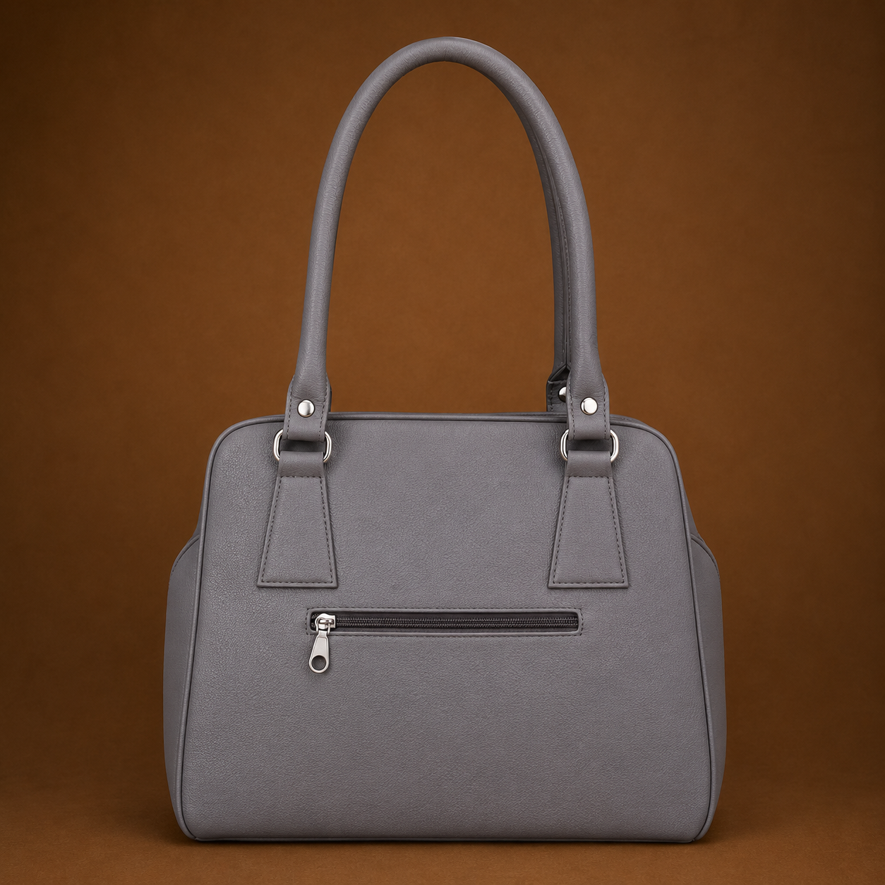 Classic Grey Shoulder Handbag for Women | Premium Spacious Tote Bag for Daily & Office Use